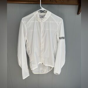 Rapha Pro Team Lightweight Wind Jacket mens large full zip white